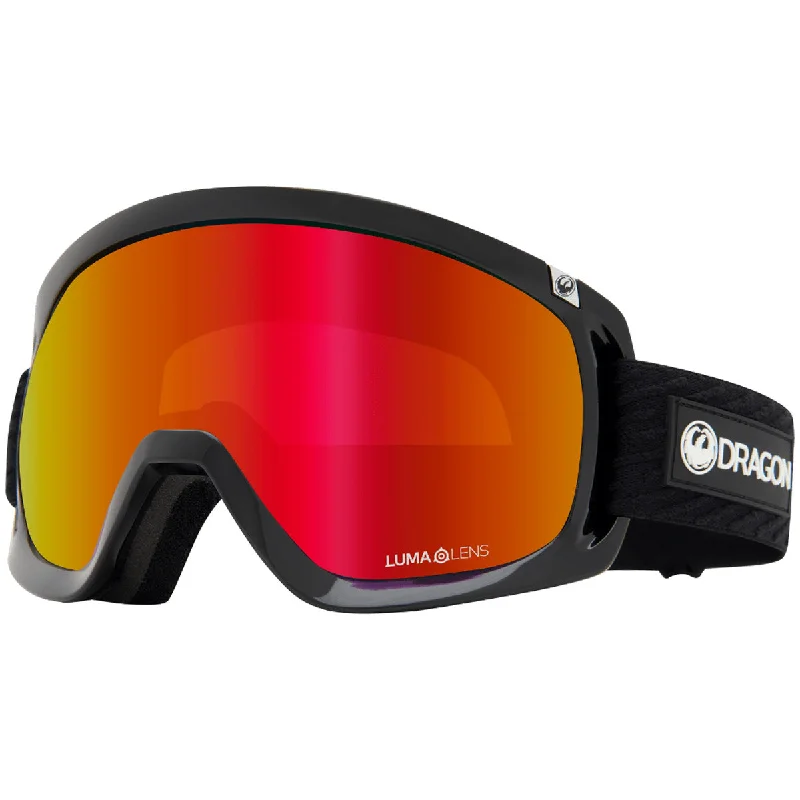 Dragon DR D3 OTG Snowboard Goggles - Icon Red/Red Ion