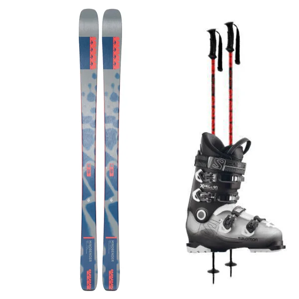 K2 Men's Mindbender 90C Premium Ski Package